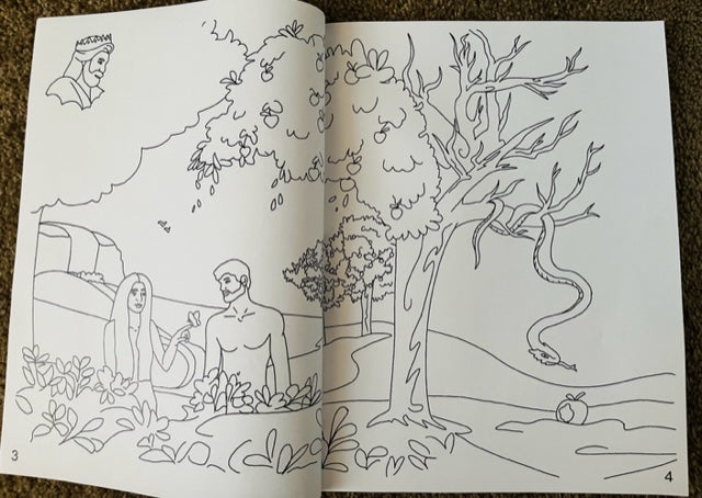 "Twas The Night Before Christ's Birth" Coloring Book (E-Copy: Print At Home)