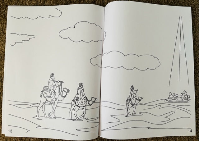 "Twas The Night Before Christ's Birth" Coloring Book (E-Copy: Print At Home)